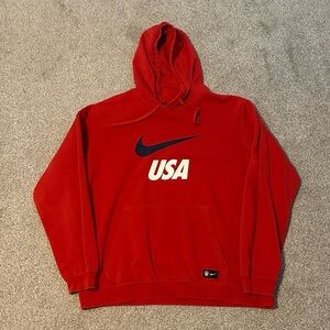 Nike Red USA Men's Sweatshirt
